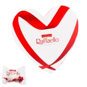 Bombones Ferrero Raffaello Caja Corazón 140g