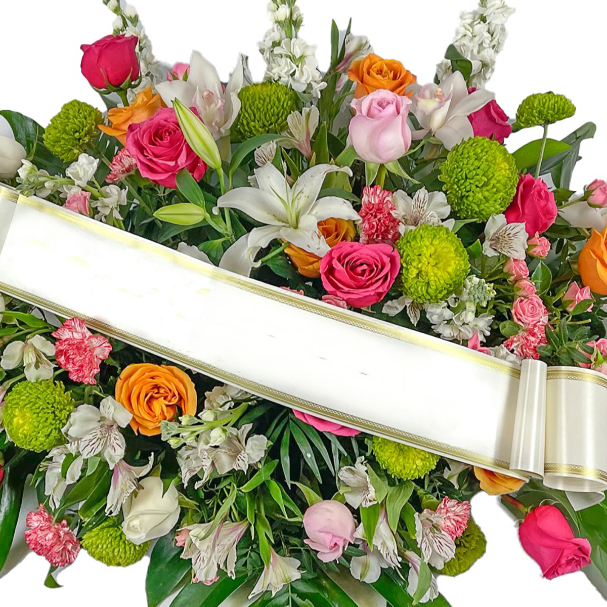 centro de flores funebre almohadon multicolor 2 centro de flores funebre almohadon multicolor 2